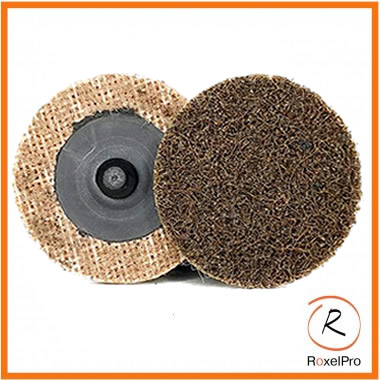 Нетканый шлифовальный круг ROXPRO,Coarse коричневый грубый QCD 50мм