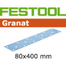 497159 Листы шлифовальные 80х400 Granat зерно Р 80
