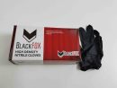 12101Перчатки нитриловые черные classic М BLACK FOX