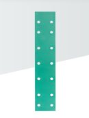 Абразивные полоски HANKO Film Green DC341 70х420мм P400 14 отв.(50шт.)Зеленая