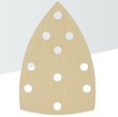 Абразивные треугольники Hanko AP33M 100х150мм 10отв. Р180
