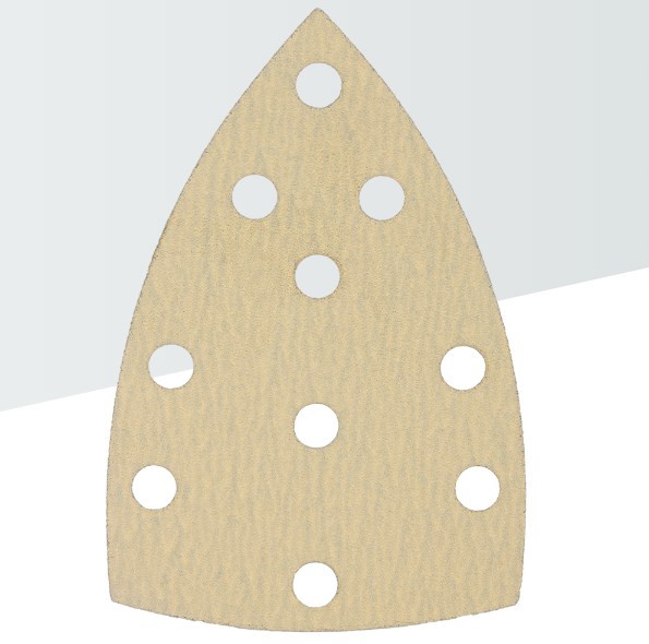 Абразивные треугольники Hanko AP33M 100х150мм 10отв. Р180
