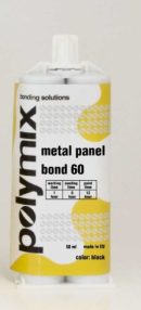 Двухкомпонентный клей Polymix 60 полиуретановый для металла, 200мл