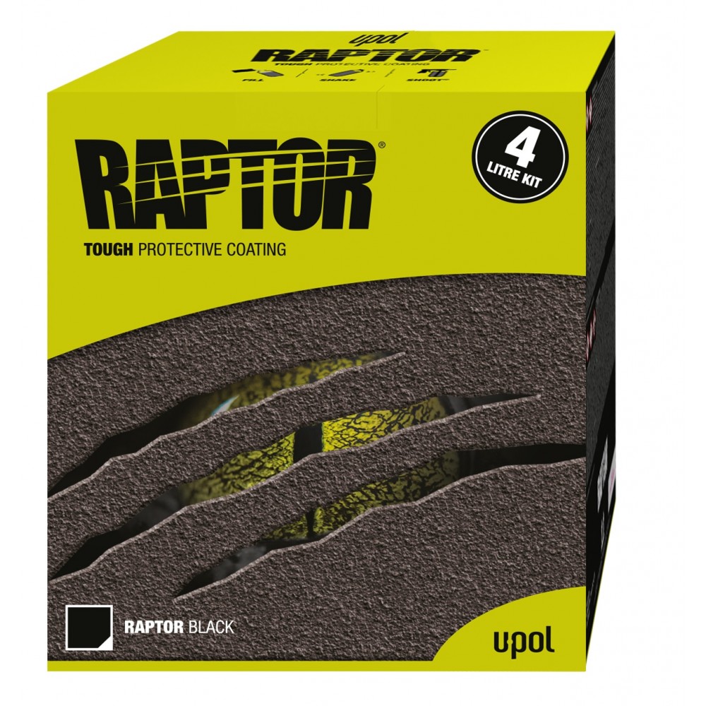 RLW/S4 Защитное покрытие повышенной прочности RAPTOR белое 4+1 л