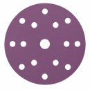 Круг HANKO  PP627 Purple Paper на бумажной основе 150мм 15отв. Р500 (100шт)