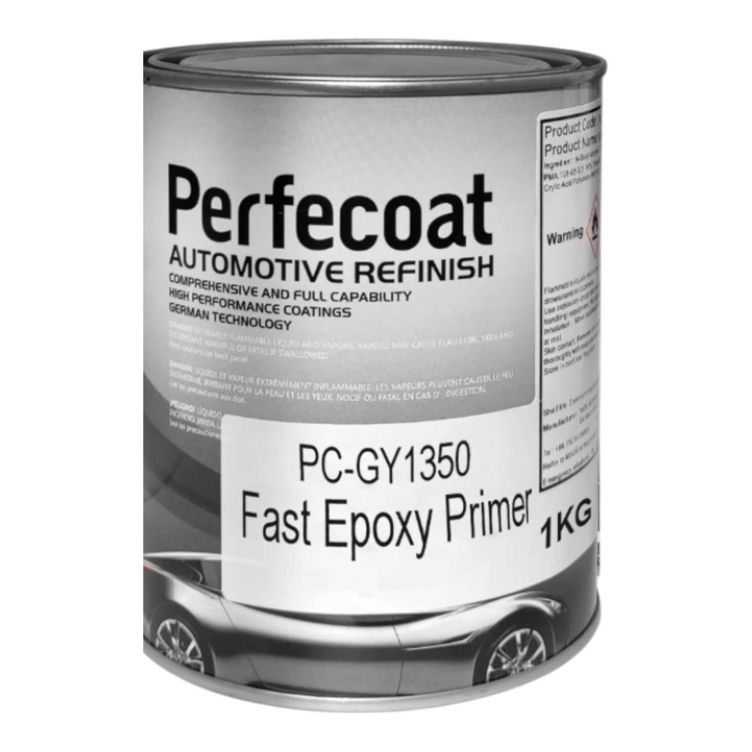 Грунт Perfecoat PC-GY1350 Epoxy Primer Fast, Черный 1кг
