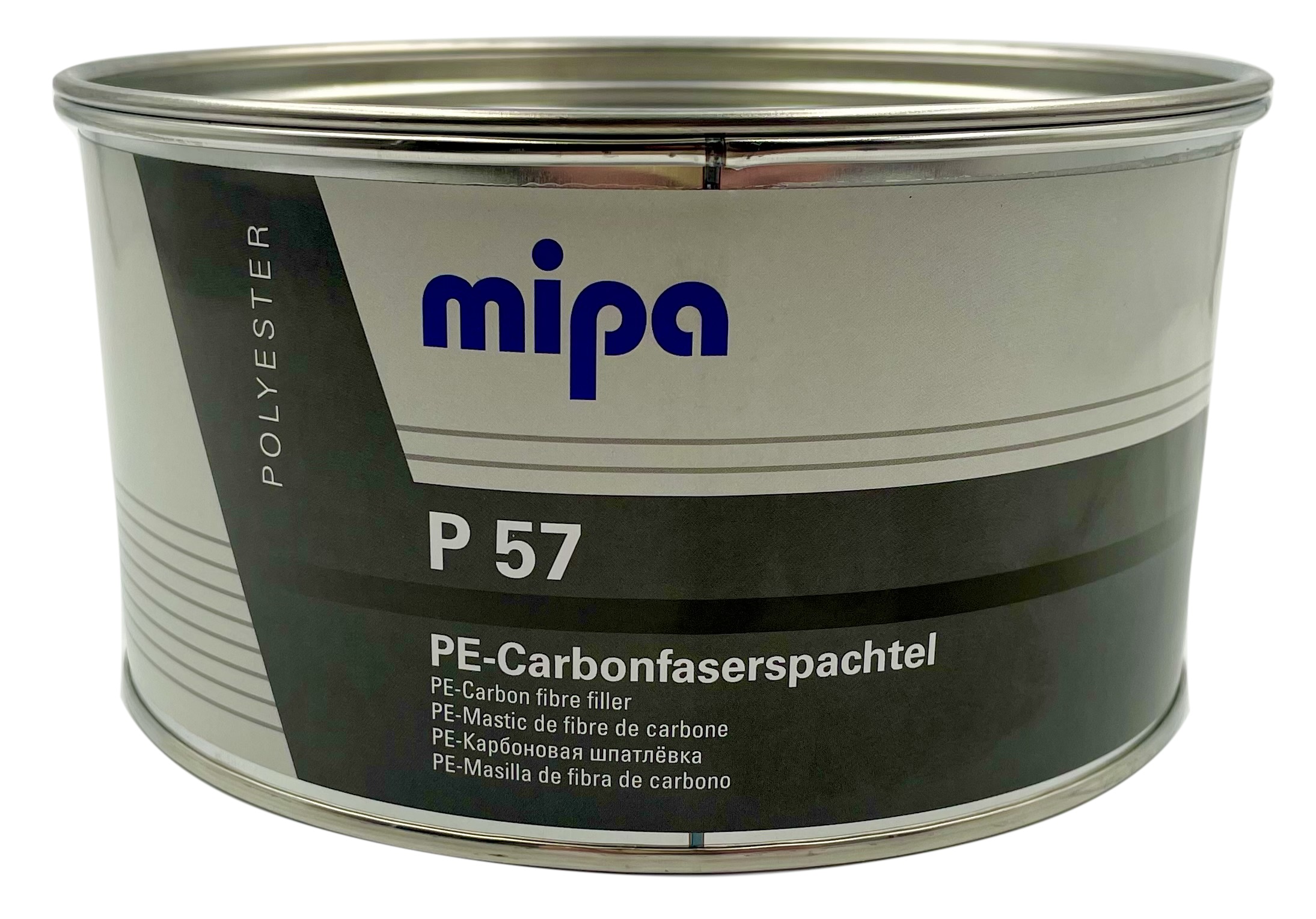 Шпатлевка MIPA Р57 PE-Carbonfaserspachtel Шпатлевка карбоновая 1,8кг