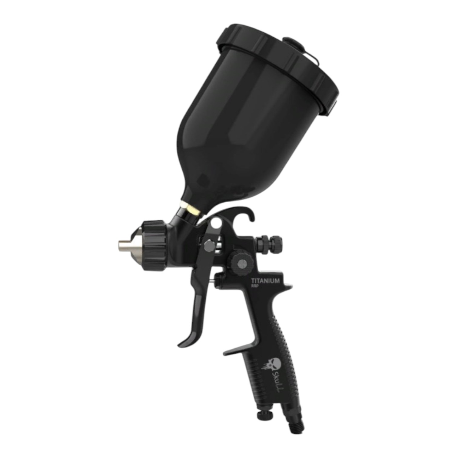 20113 SKULL TITANIUM Spray gun краскопульт HVLP дюза 1.3 черный