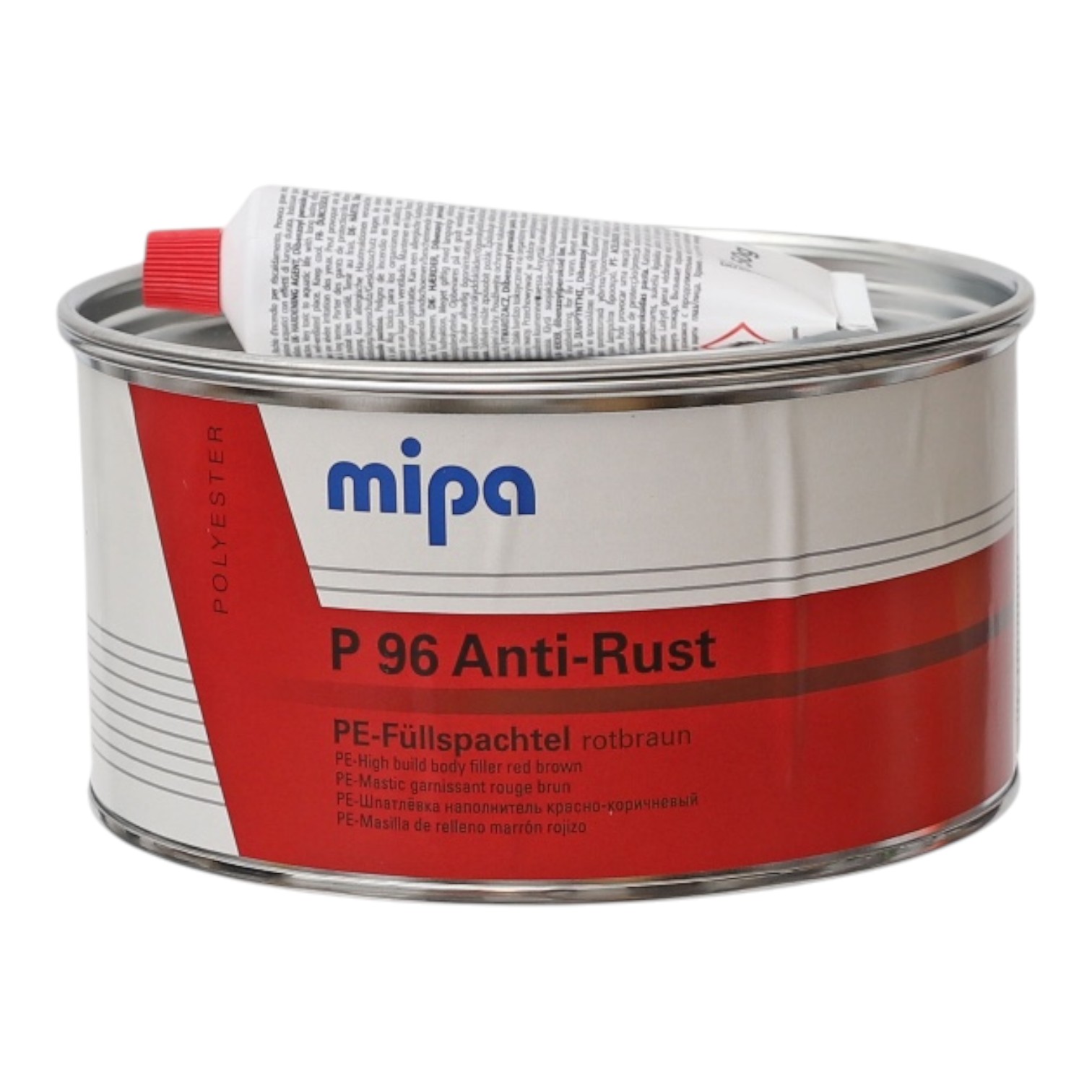 Шпатлевка MIPA P96 наполнитель красно-коричневая Anti Rust PE-Fullspachtel 2кг