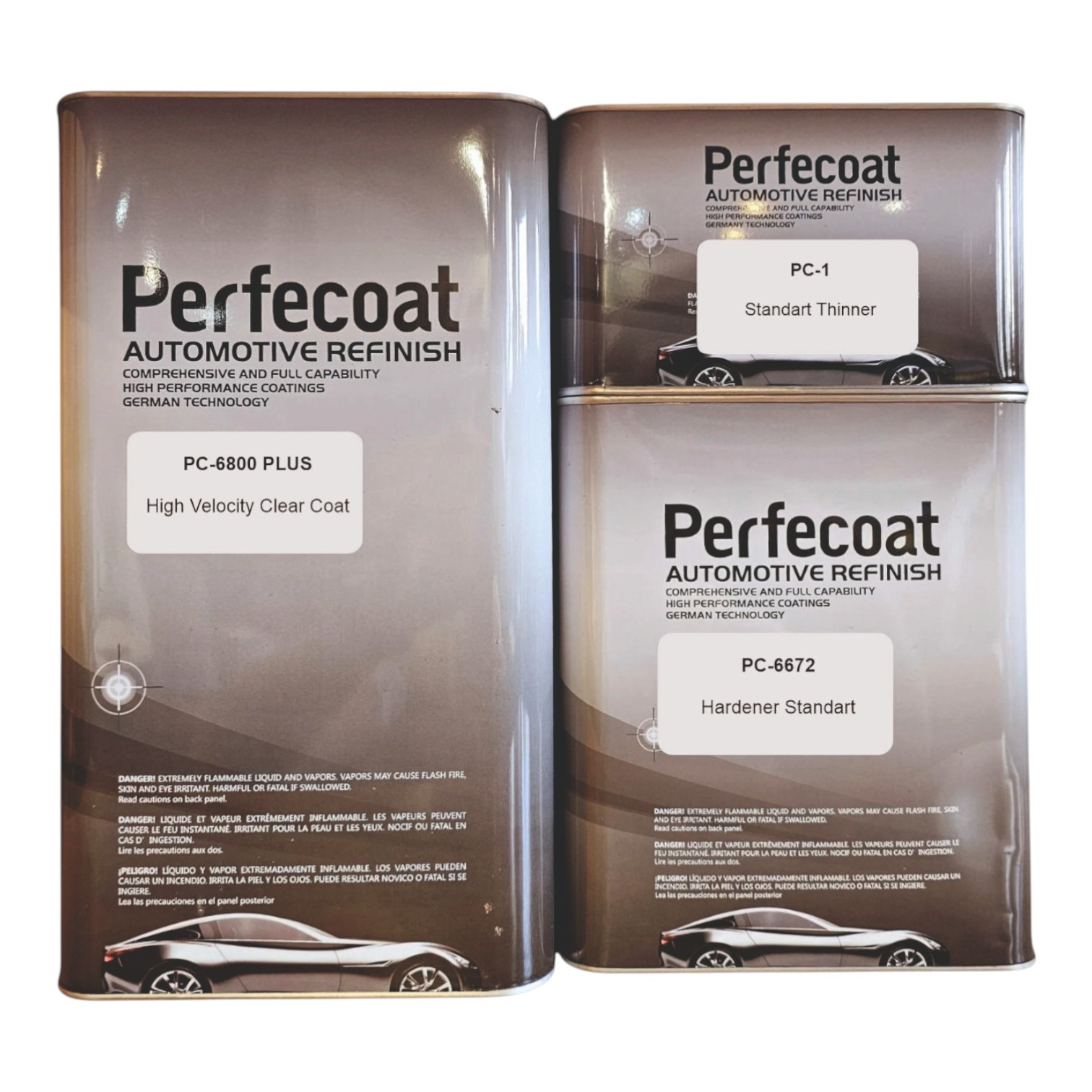 Комплект Perfecoat Лак PC-6800 PLUS High Velocity Clear Coat Kit 8,5L