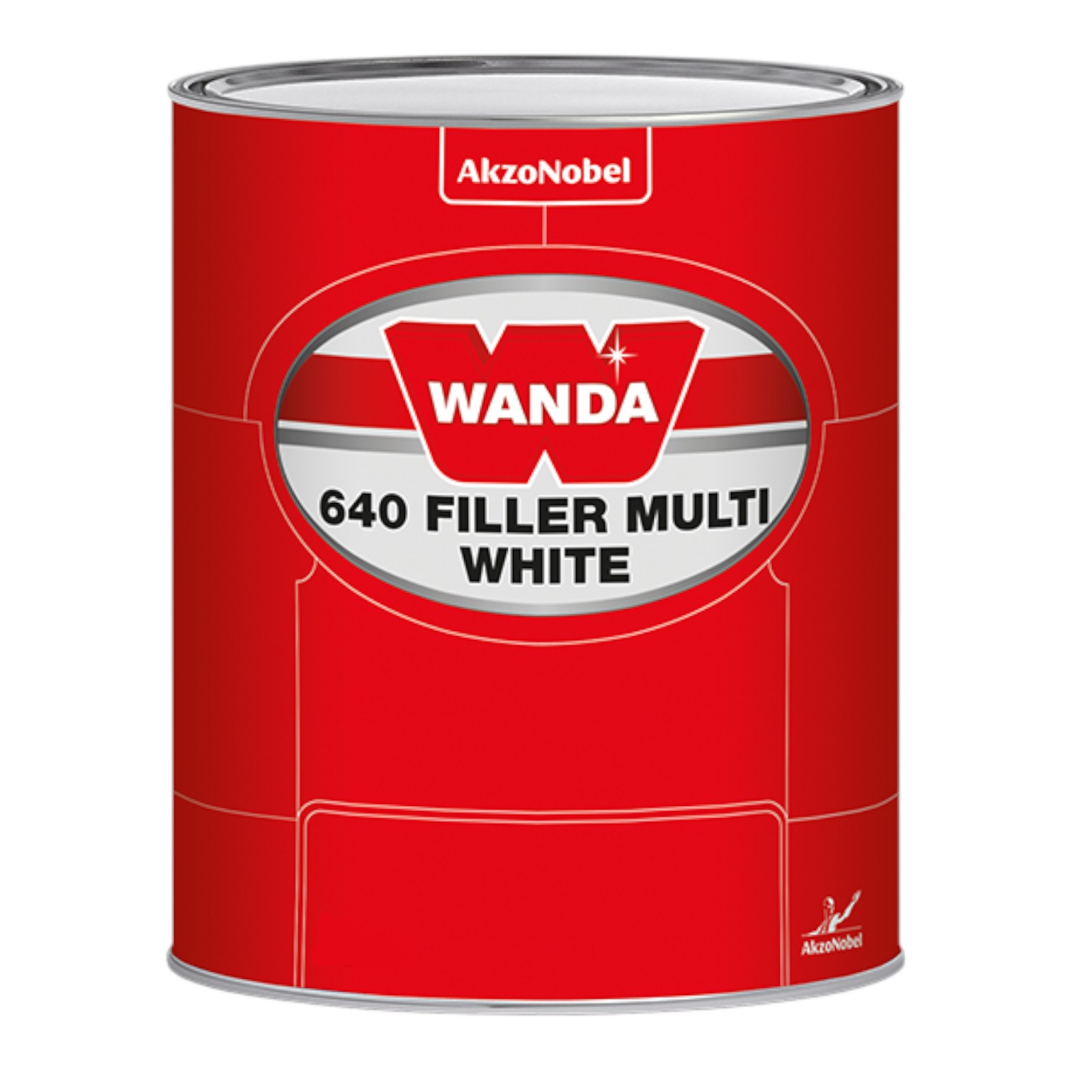 561006 Грунт-выравниватель универсальный Wanda 640 Filler Multi Grey 1 л.